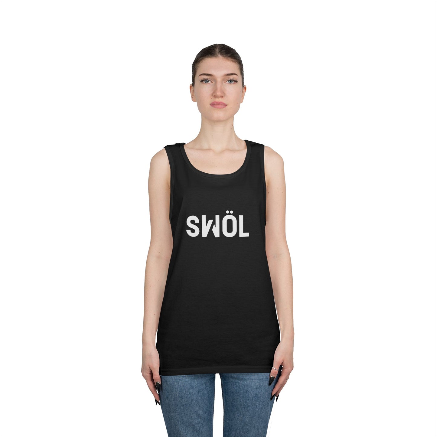 SWOL Base Heavy Cotton Tank - Black