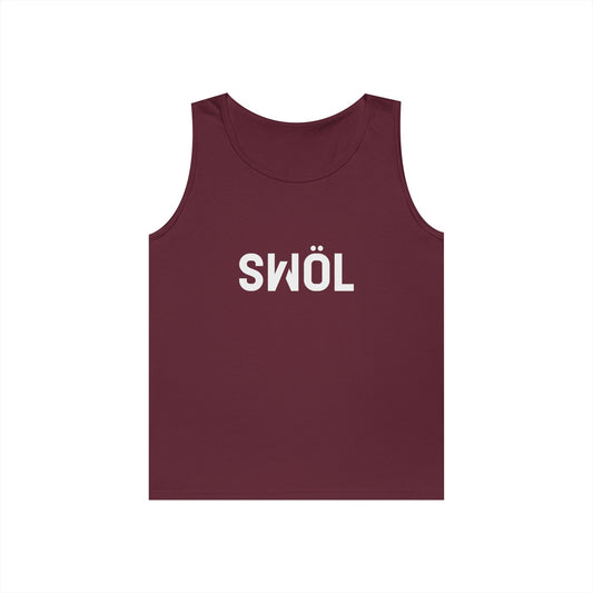 SWOL Base Heavy Cotton Tank - Maroon