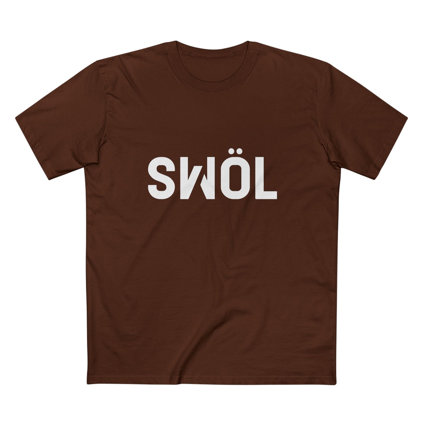 SWOL Base Pump Cotton Tee - Chocolate