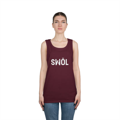 SWOL Base Heavy Cotton Tank - Maroon