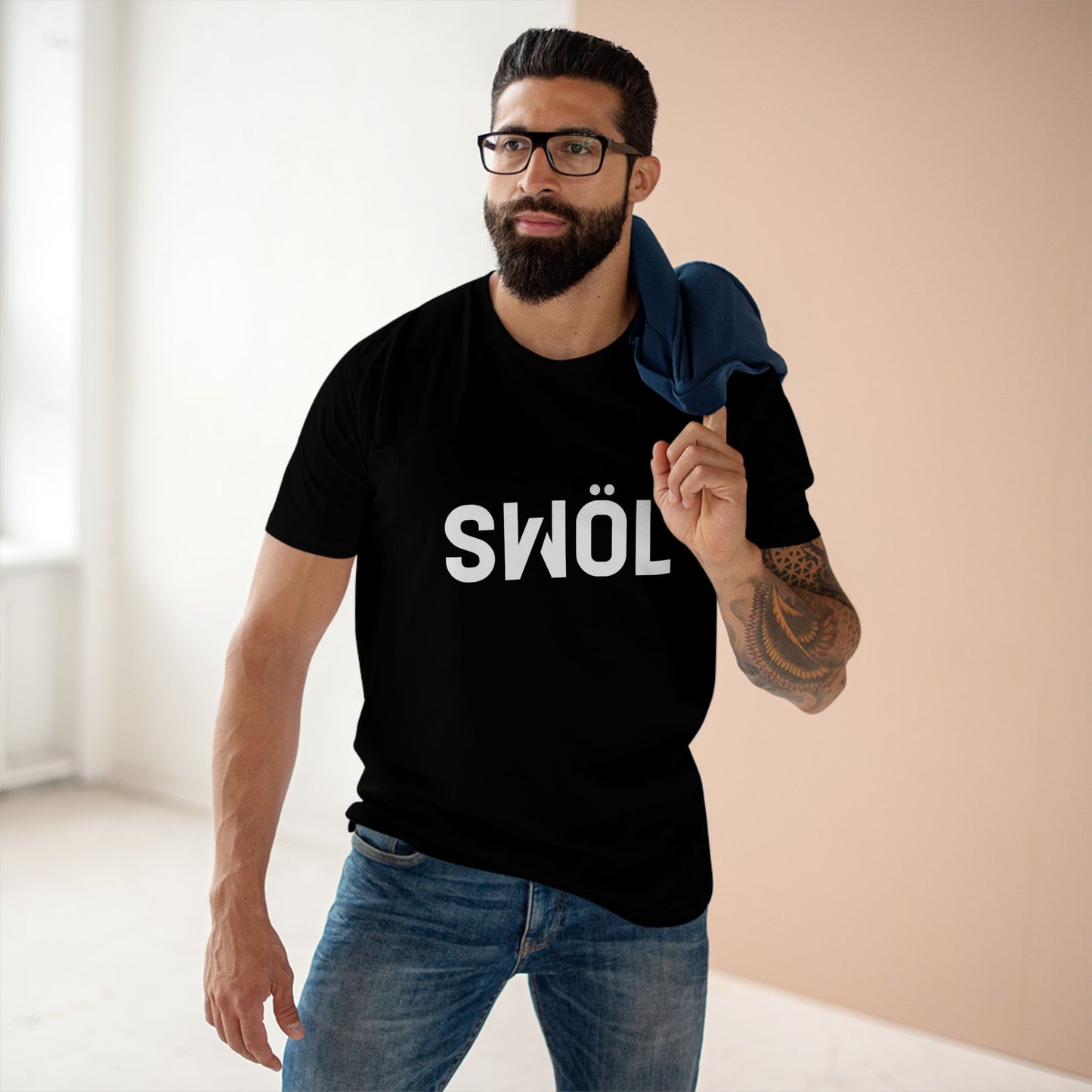 SWOL Base Pump Cotton Tee - Black