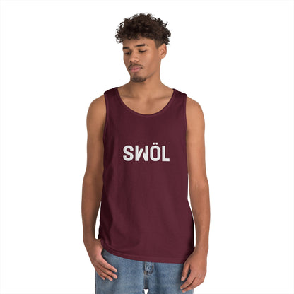 SWOL Base Heavy Cotton Tank - Maroon